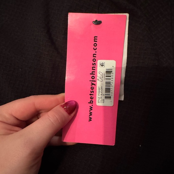 Betsey Johnson Black Breakfast at Tiffany’s Dress with Pearl Collar, size 8 - Picture 6 of 10